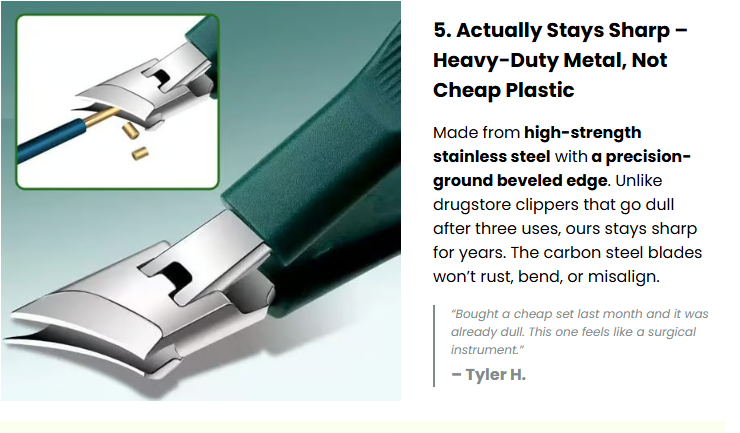 💥Why 60,000+ People Are Throwing Away Their Old Nail Clippers for This Eagle Beak Design 🔥