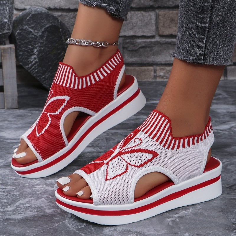 🌸LAST DAY SPECIAL PRICE!!🌸Women's Casual Peep-Toe Platform Beach Sandals