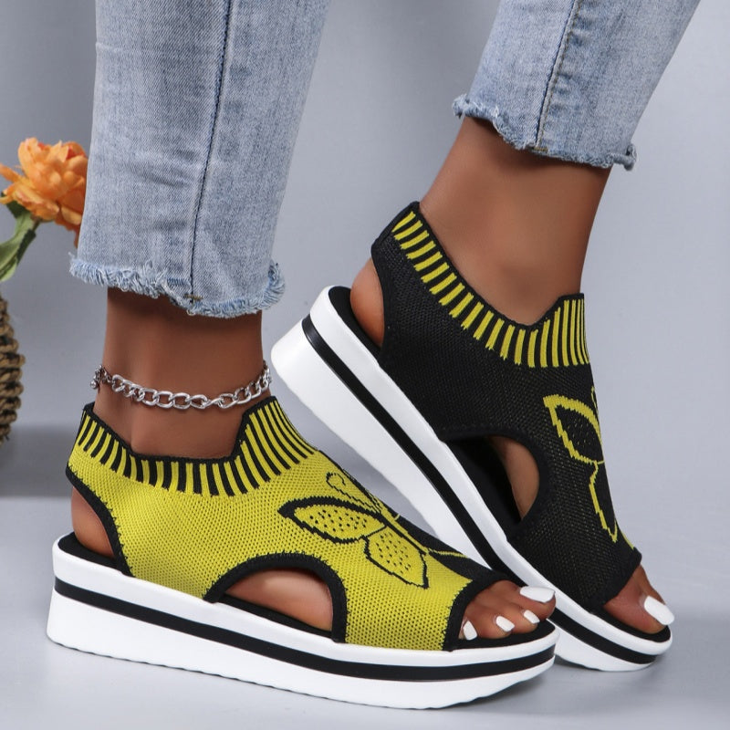 🌸LAST DAY SPECIAL PRICE!!🌸Women's Casual Peep-Toe Platform Beach Sandals